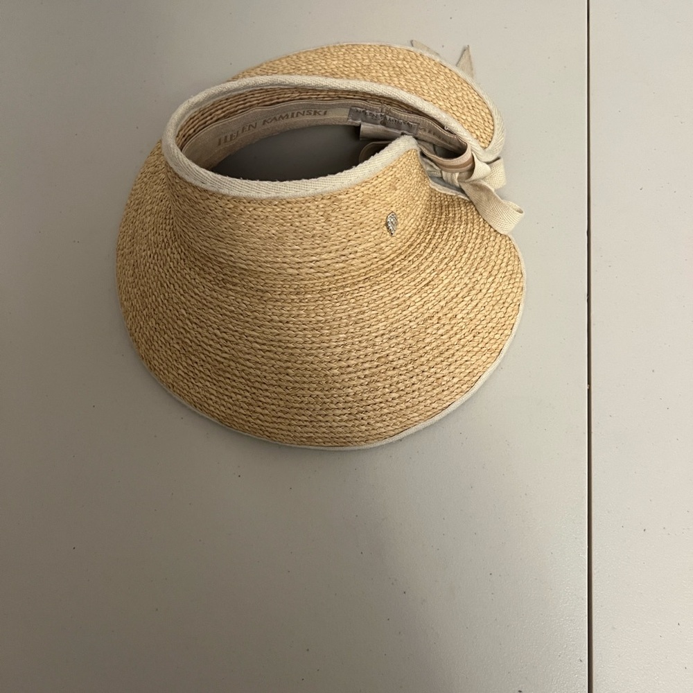 Helen Kaminski Natural Straw Sun Visor